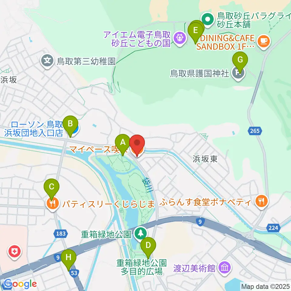 STUDIO MYPACE周辺の駐車場・コインパーキング一覧地図