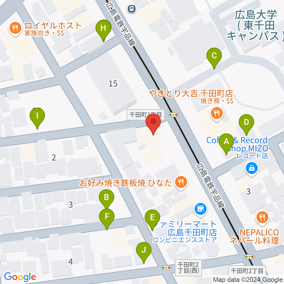 Studio 5150周辺の駐車場・コインパーキング一覧地図