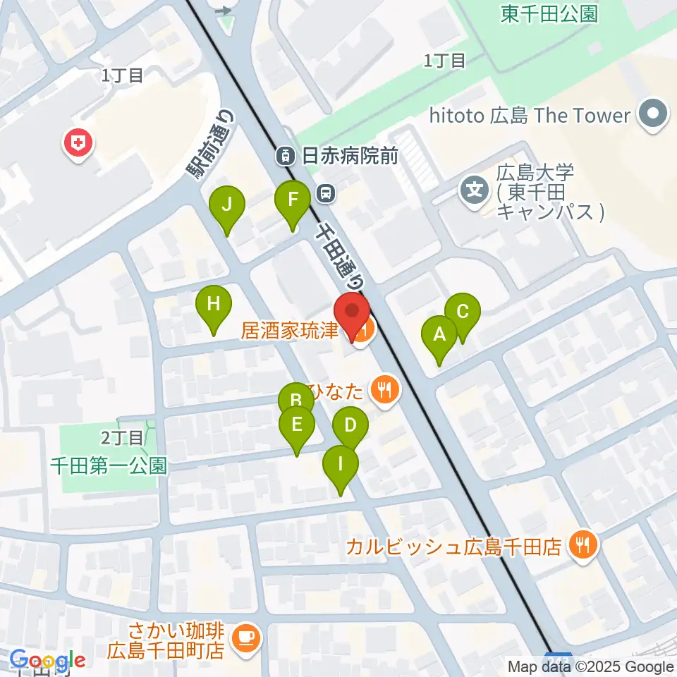 Studio 5150周辺の駐車場・コインパーキング一覧地図
