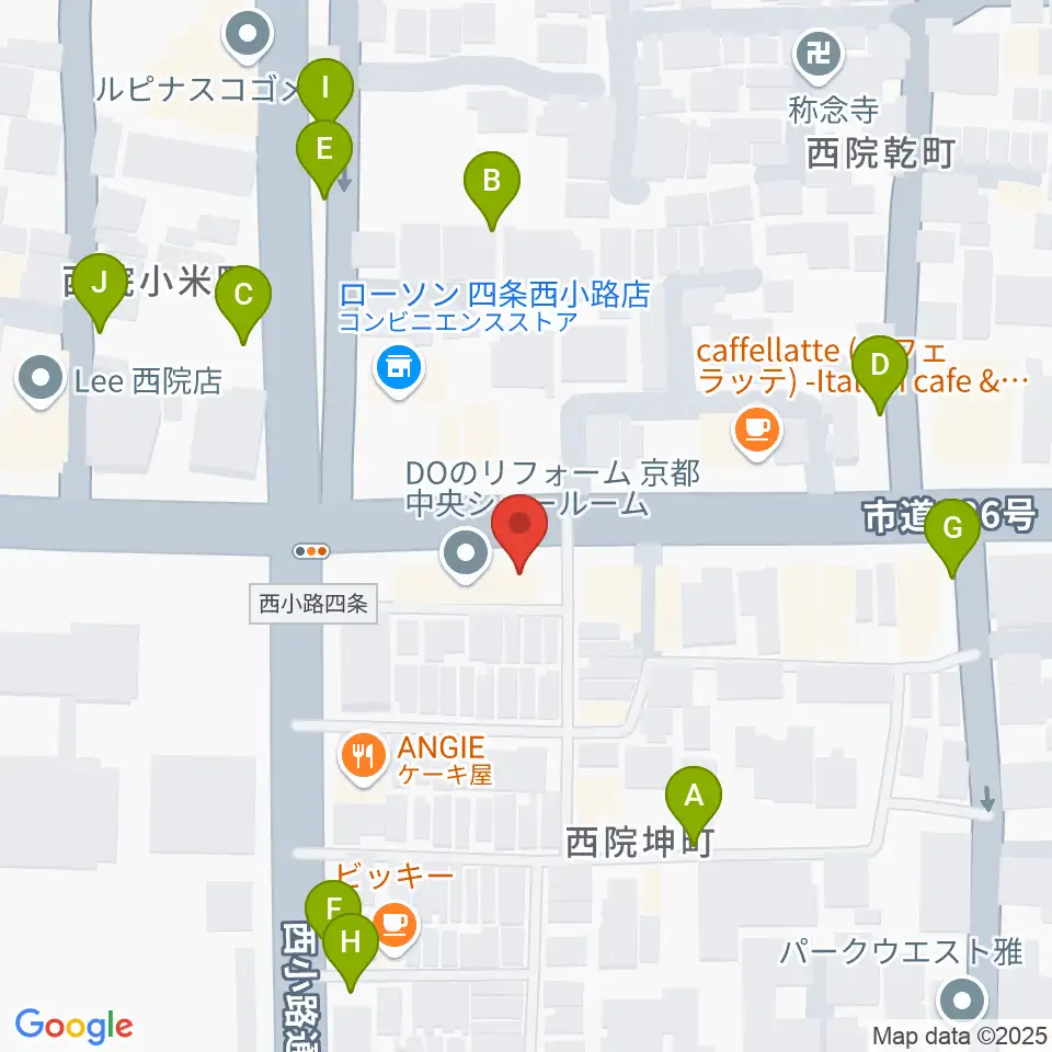 スタジオハナマウイOKUSHA周辺の駐車場・コインパーキング一覧地図