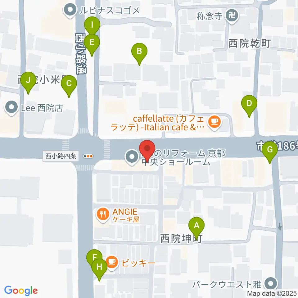 スタジオハナマウイOKUSHA周辺の駐車場・コインパーキング一覧地図
