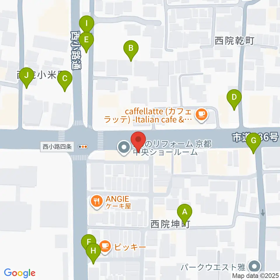 スタジオハナマウイOKUSHA周辺の駐車場・コインパーキング一覧地図