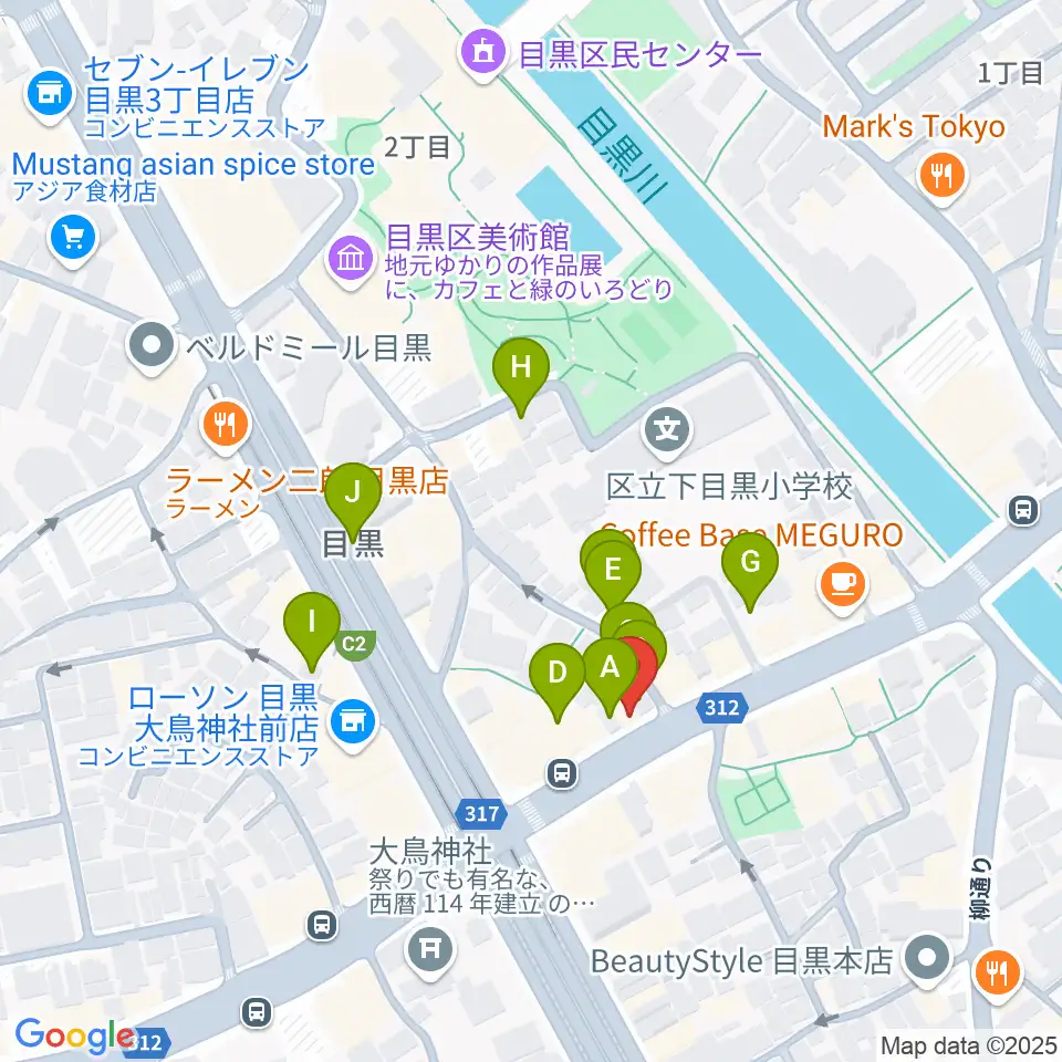 インターセプター周辺の駐車場・コインパーキング一覧地図