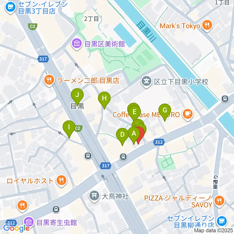 インターセプター周辺の駐車場・コインパーキング一覧地図