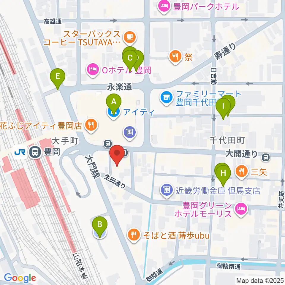 ビート楽器 音楽教室周辺の駐車場・コインパーキング一覧地図