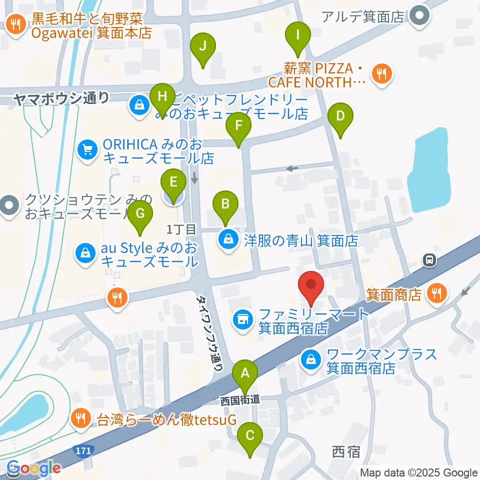 ファゴットリード工房えんとつ周辺の駐車場・コインパーキング一覧地図