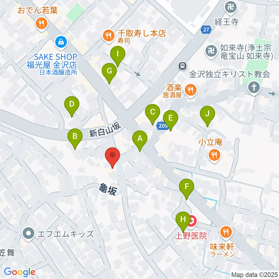 アマルナミュージックスタジオ周辺の駐車場・コインパーキング一覧地図