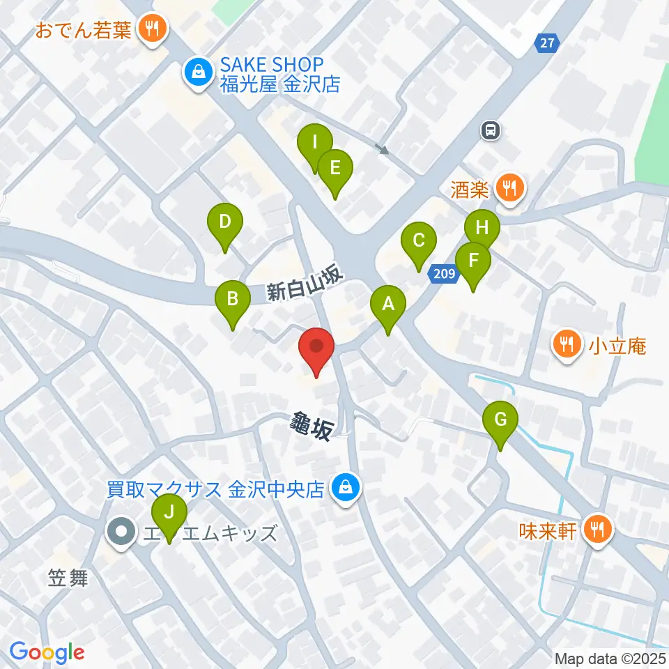 アマルナミュージックスタジオ周辺の駐車場・コインパーキング一覧地図