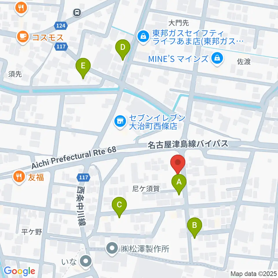 ブリルベイト周辺の駐車場・コインパーキング一覧地図