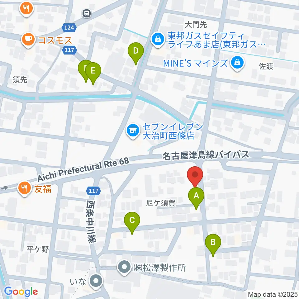 ブリルベイト周辺の駐車場・コインパーキング一覧地図