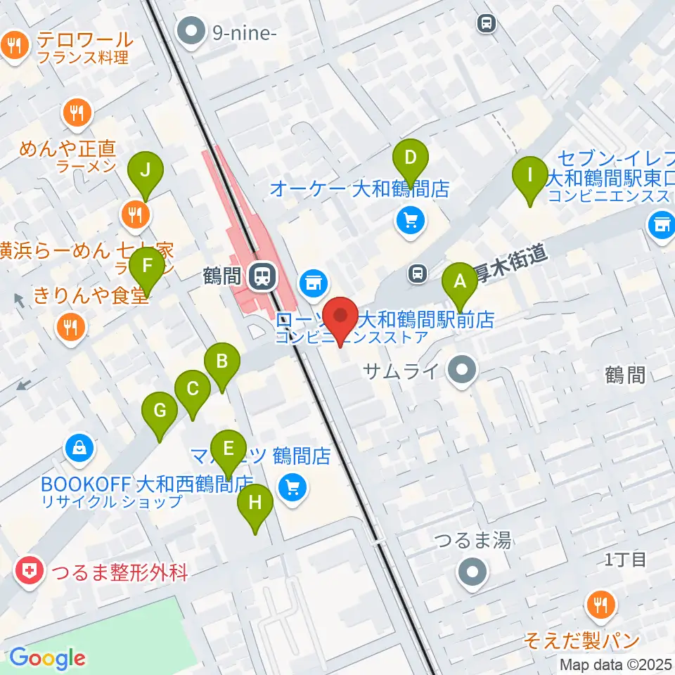 イチキバレエスタジオ&ピアノ教室周辺の駐車場・コインパーキング一覧地図