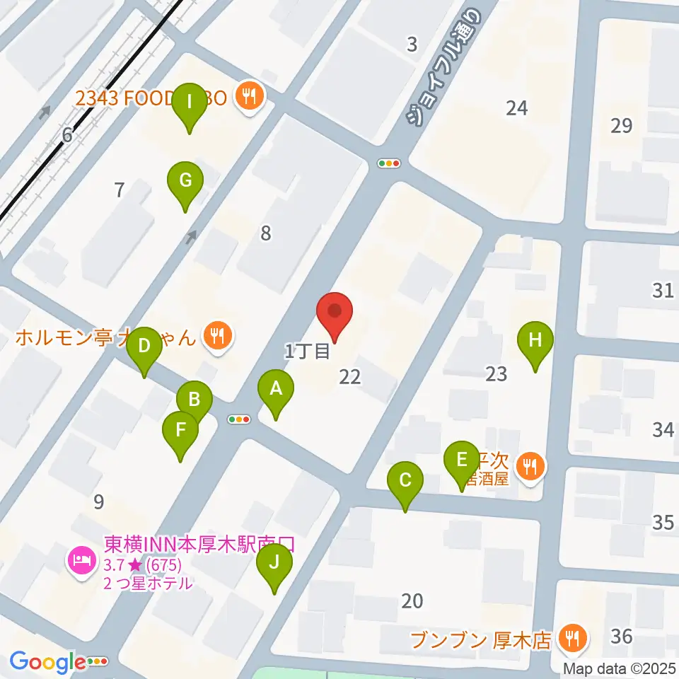 タイサクミュージシャンズスクール周辺の駐車場・コインパーキング一覧地図