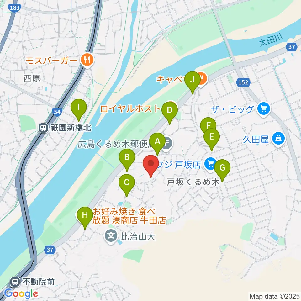 aiこどもみらい音楽教室周辺の駐車場・コインパーキング一覧地図