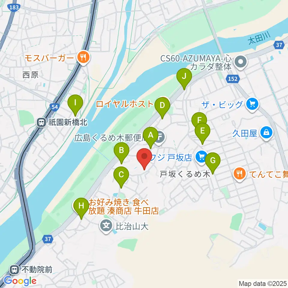 aiこどもみらい音楽教室周辺の駐車場・コインパーキング一覧地図