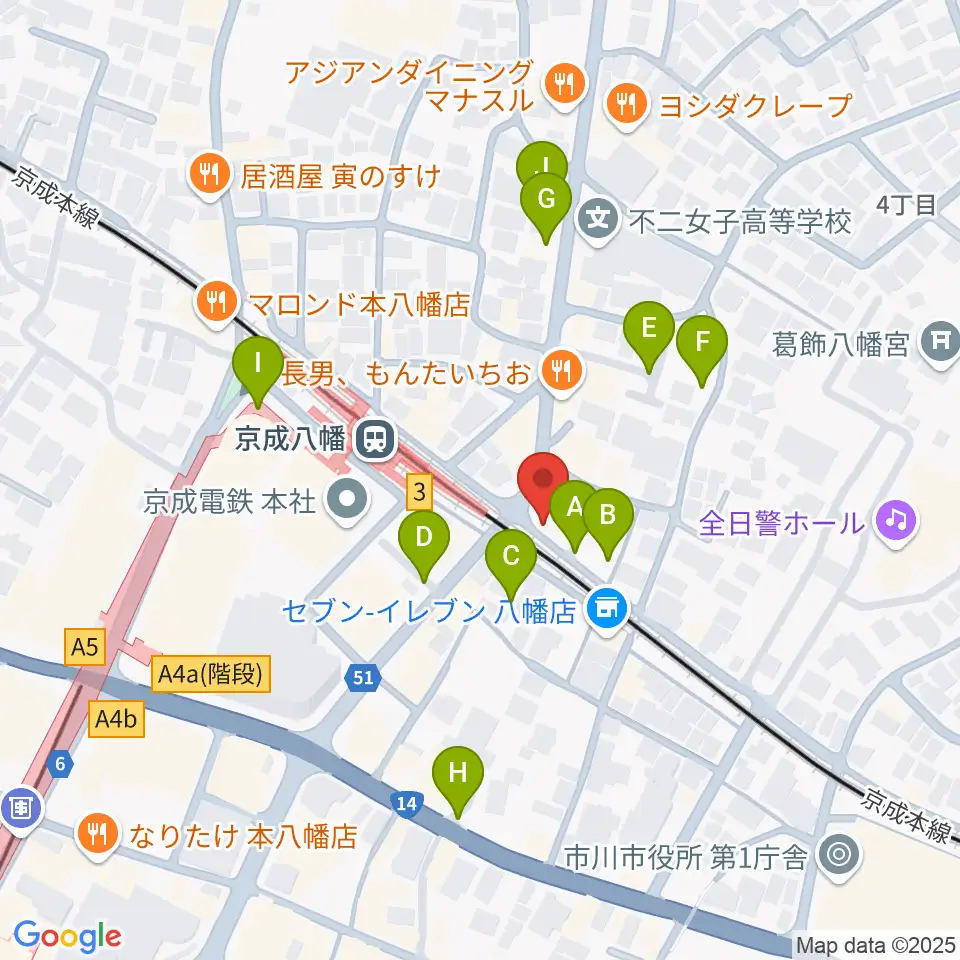 KSP音楽教室周辺の駐車場・コインパーキング一覧地図