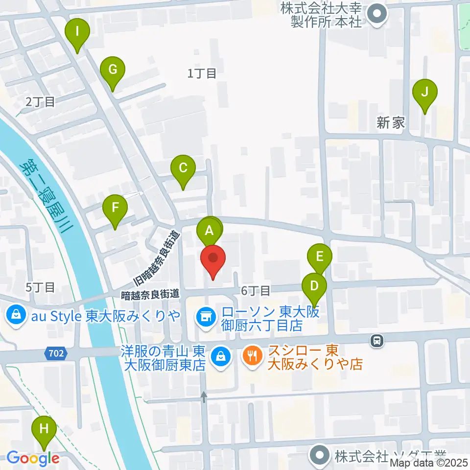 ル・シャトン音楽教室周辺の駐車場・コインパーキング一覧地図
