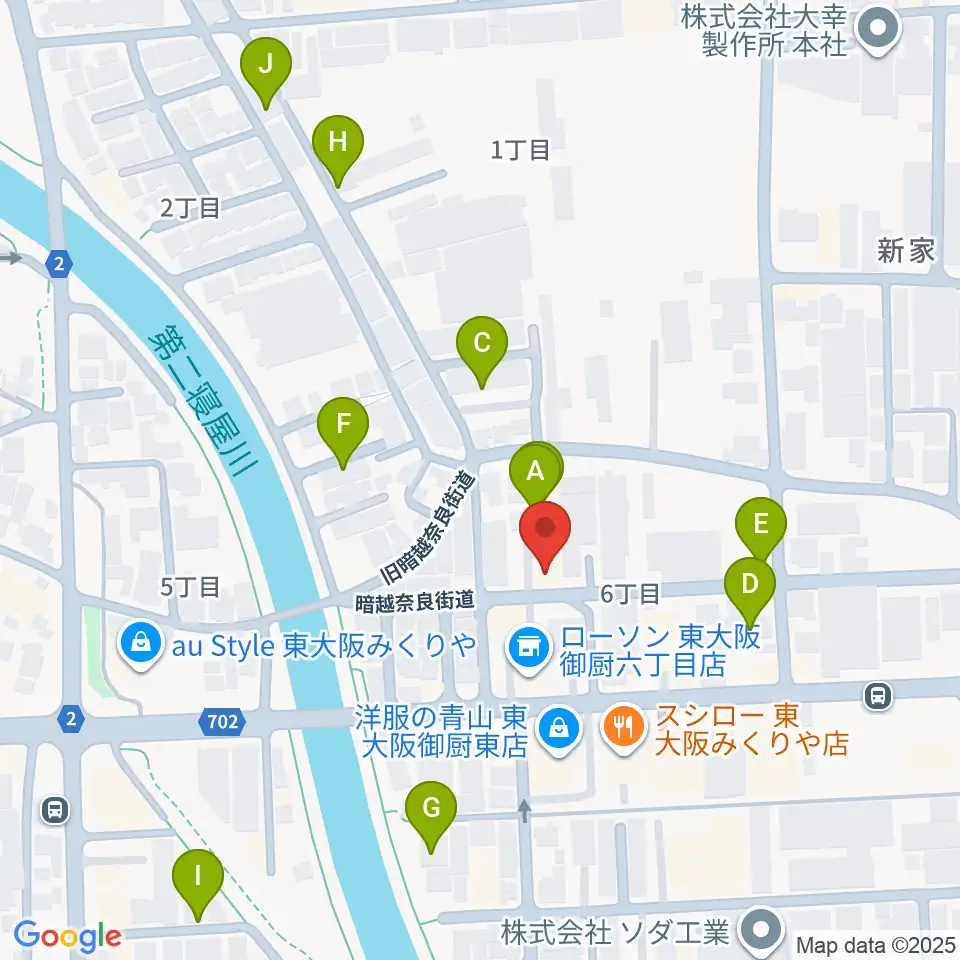 ル・シャトン音楽教室周辺の駐車場・コインパーキング一覧地図