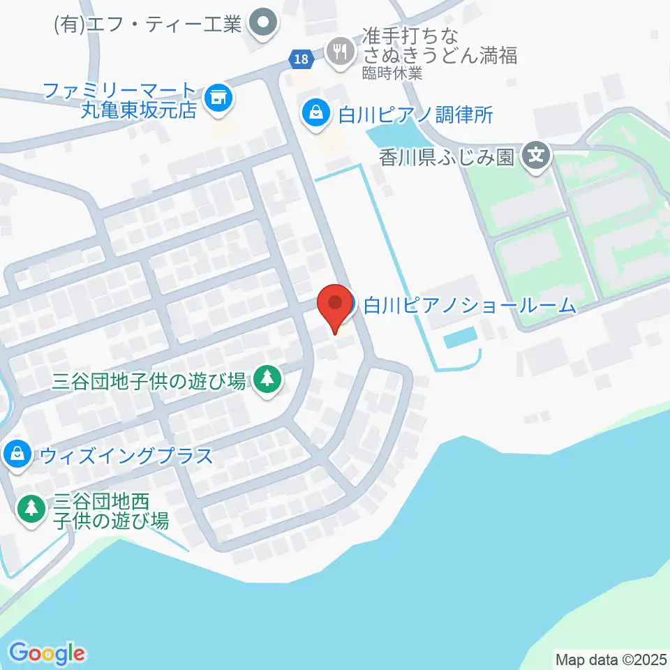 白川ピアノ調律所周辺の駐車場・コインパーキング一覧地図