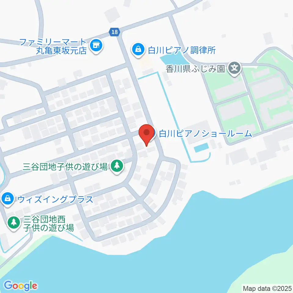 白川ピアノ調律所周辺の駐車場・コインパーキング一覧地図