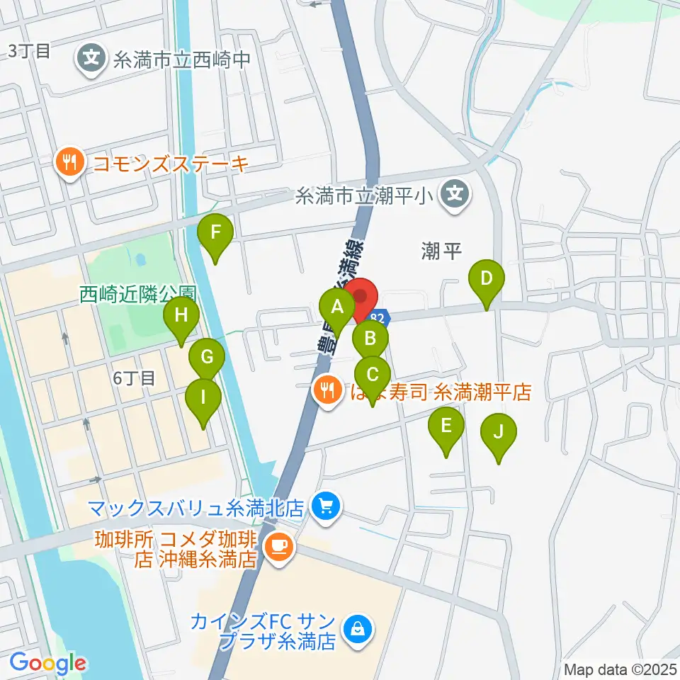 フリューゲル音楽教室周辺の駐車場・コインパーキング一覧地図