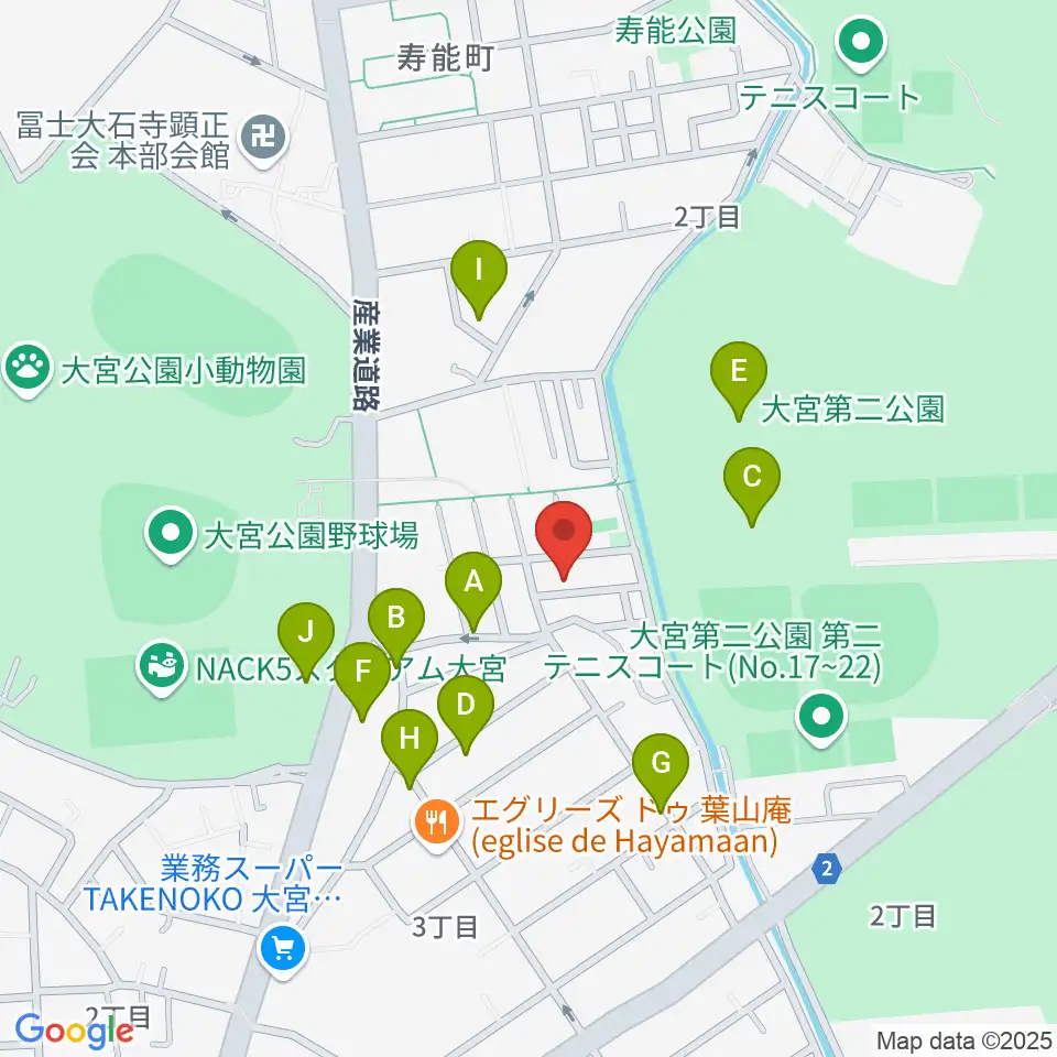 三村音楽教室周辺の駐車場・コインパーキング一覧地図