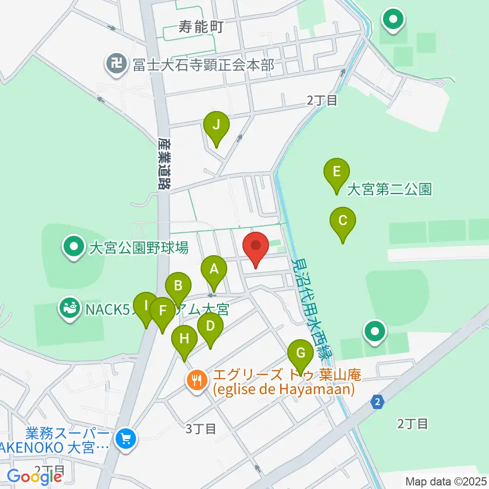 三村音楽教室周辺の駐車場・コインパーキング一覧地図