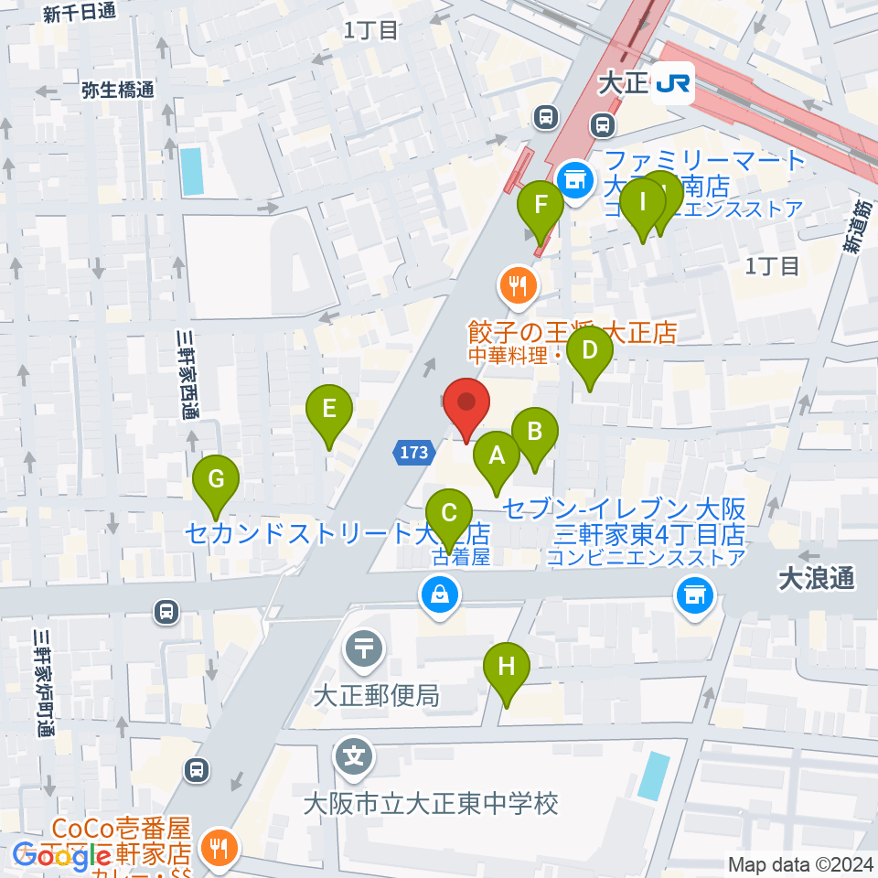 アバロンスパイラル周辺の駐車場・コインパーキング一覧地図