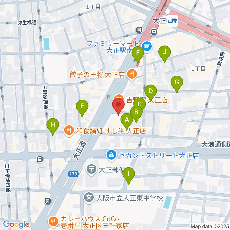 アバロンスパイラル周辺の駐車場・コインパーキング一覧地図