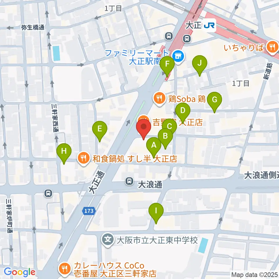 アバロンスパイラル周辺の駐車場・コインパーキング一覧地図