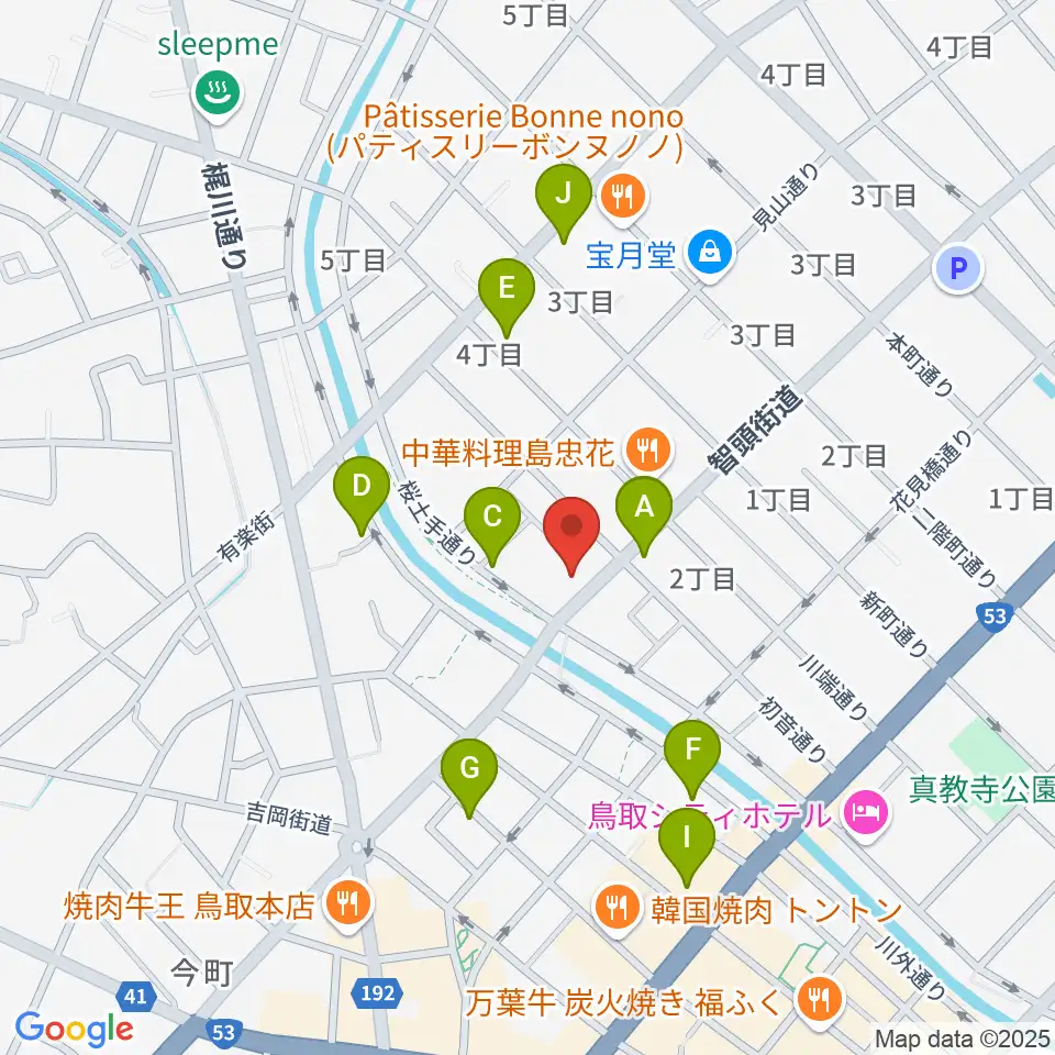 アコヤ楽器店 本店周辺の駐車場・コインパーキング一覧地図