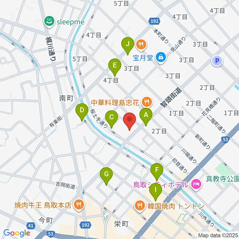 アコヤ楽器店 本店周辺の駐車場・コインパーキング一覧地図