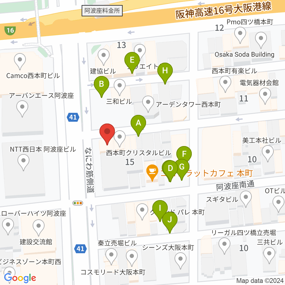 プラスエムレッスン周辺の駐車場・コインパーキング一覧地図