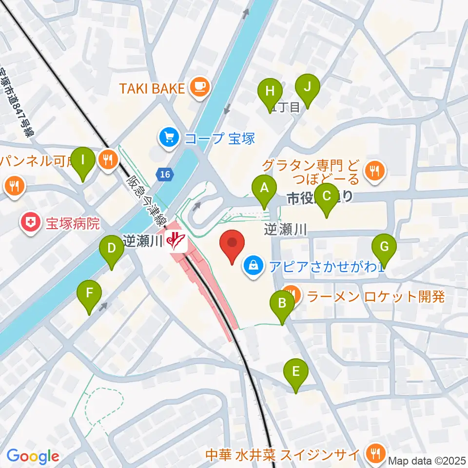 J.カレッジ周辺の駐車場・コインパーキング一覧地図