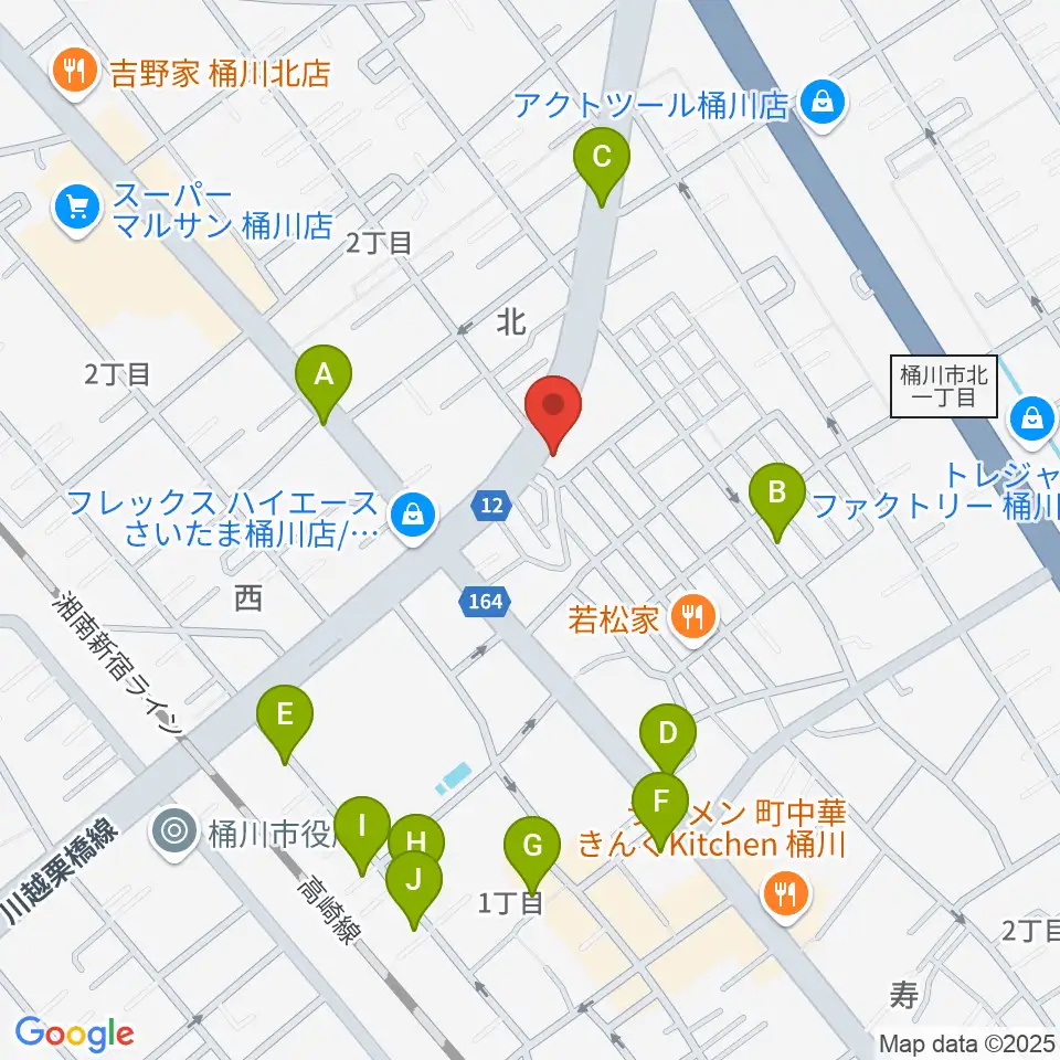 エチュード音楽教室周辺の駐車場・コインパーキング一覧地図