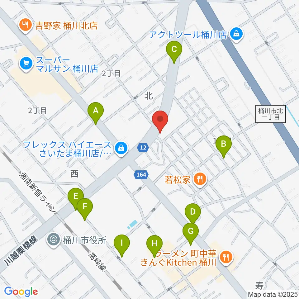 エチュード音楽教室周辺の駐車場・コインパーキング一覧地図