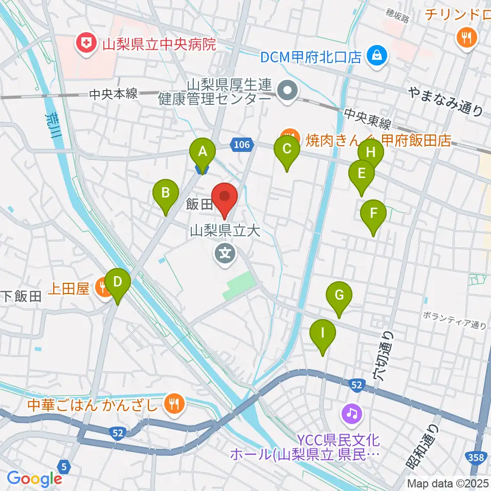 ぱる音楽教室周辺の駐車場・コインパーキング一覧地図