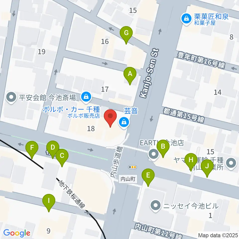 名古屋芸術音楽学院周辺の駐車場・コインパーキング一覧地図