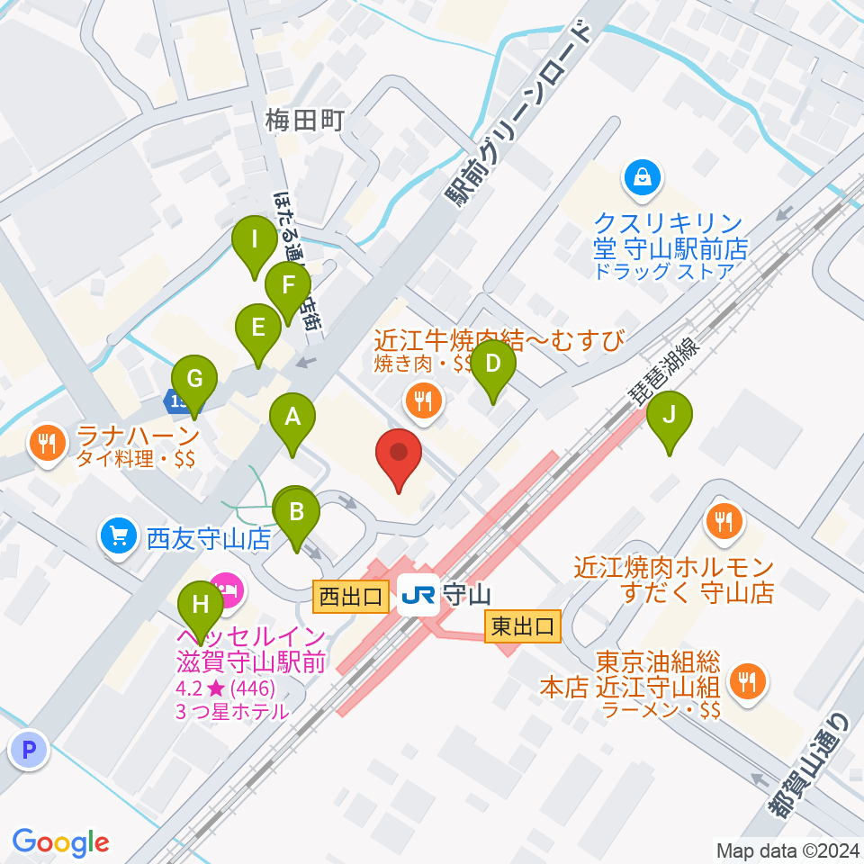 ハーモニー・ミュージック・スタジオ周辺の駐車場・コインパーキング一覧地図