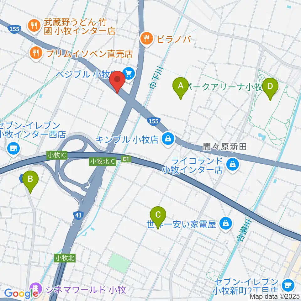 MJPミックススクール周辺の駐車場・コインパーキング一覧地図