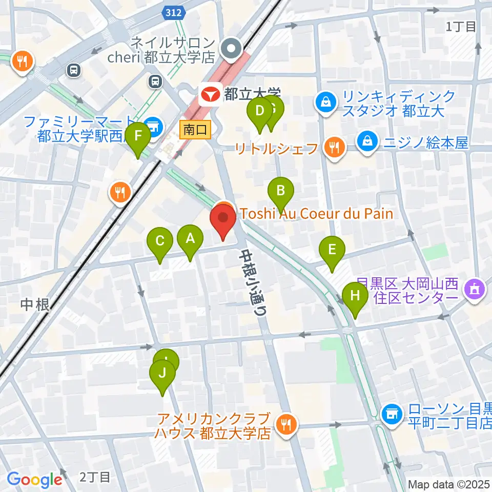 山田聖ヴァイオリン工房周辺の駐車場・コインパーキング一覧地図