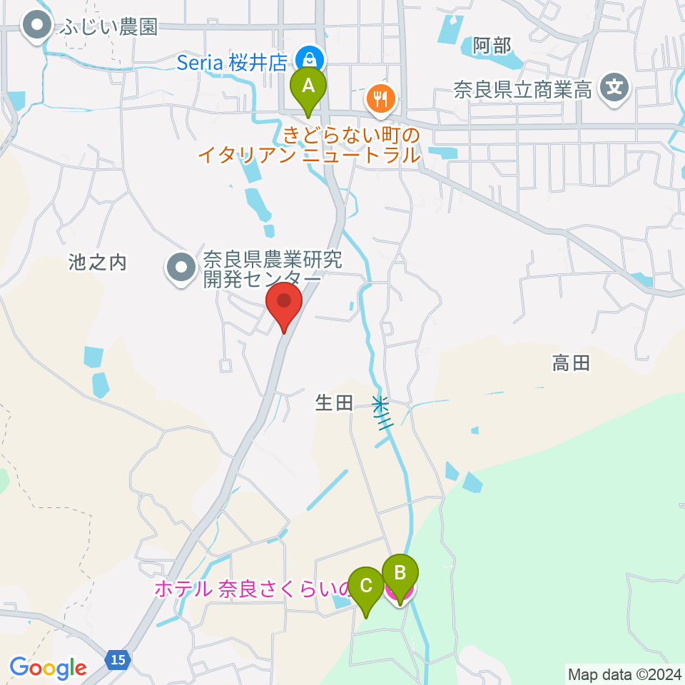 レイジーウッド音楽教室周辺の駐車場・コインパーキング一覧地図