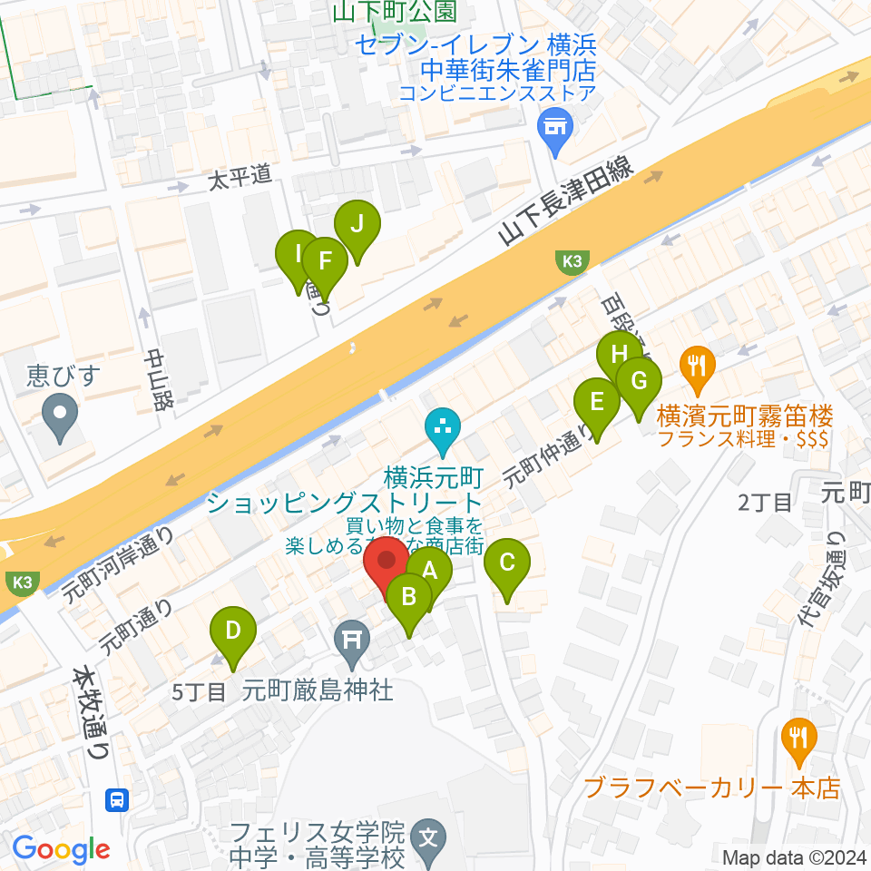 Sanae Fun Music周辺の駐車場・コインパーキング一覧地図