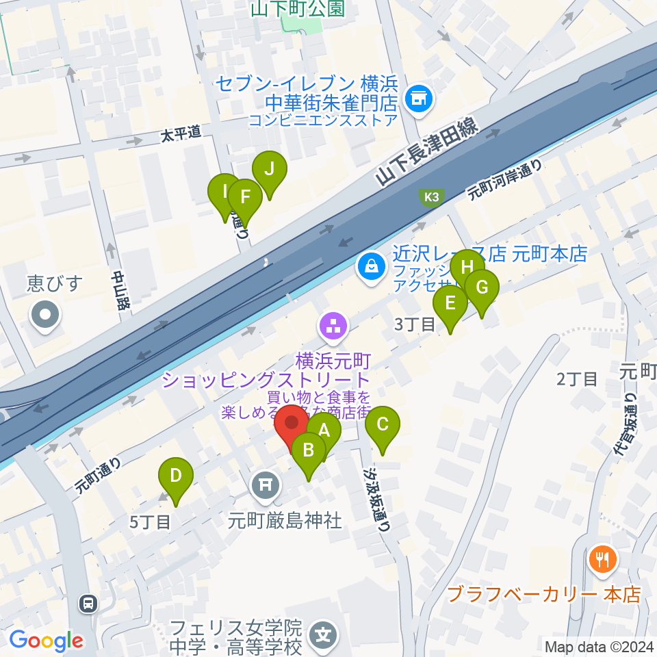 Sanae Fun Music周辺の駐車場・コインパーキング一覧地図