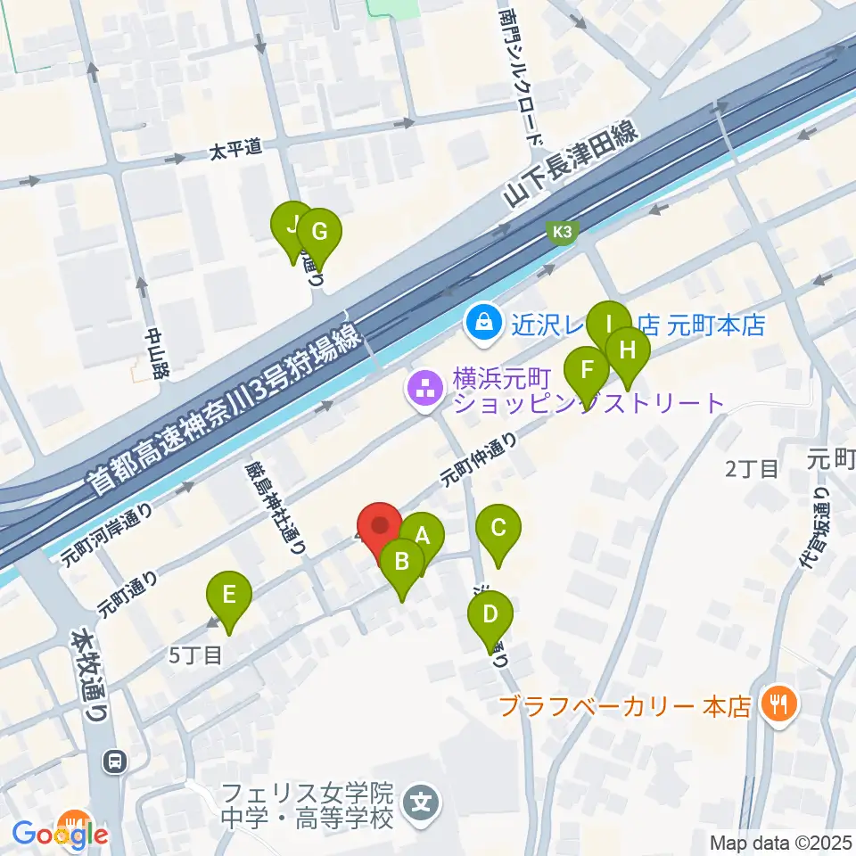 Sanae Fun Music周辺の駐車場・コインパーキング一覧地図