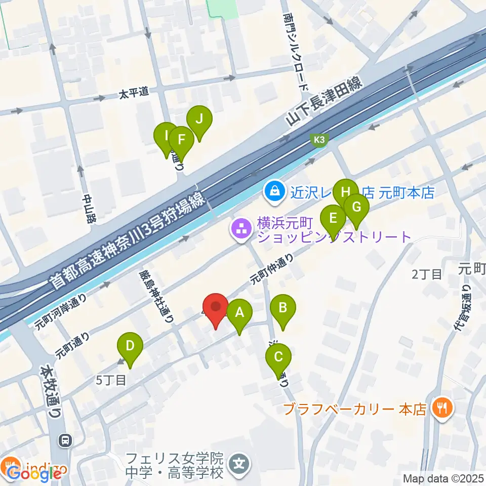Sanae Fun Music周辺の駐車場・コインパーキング一覧地図