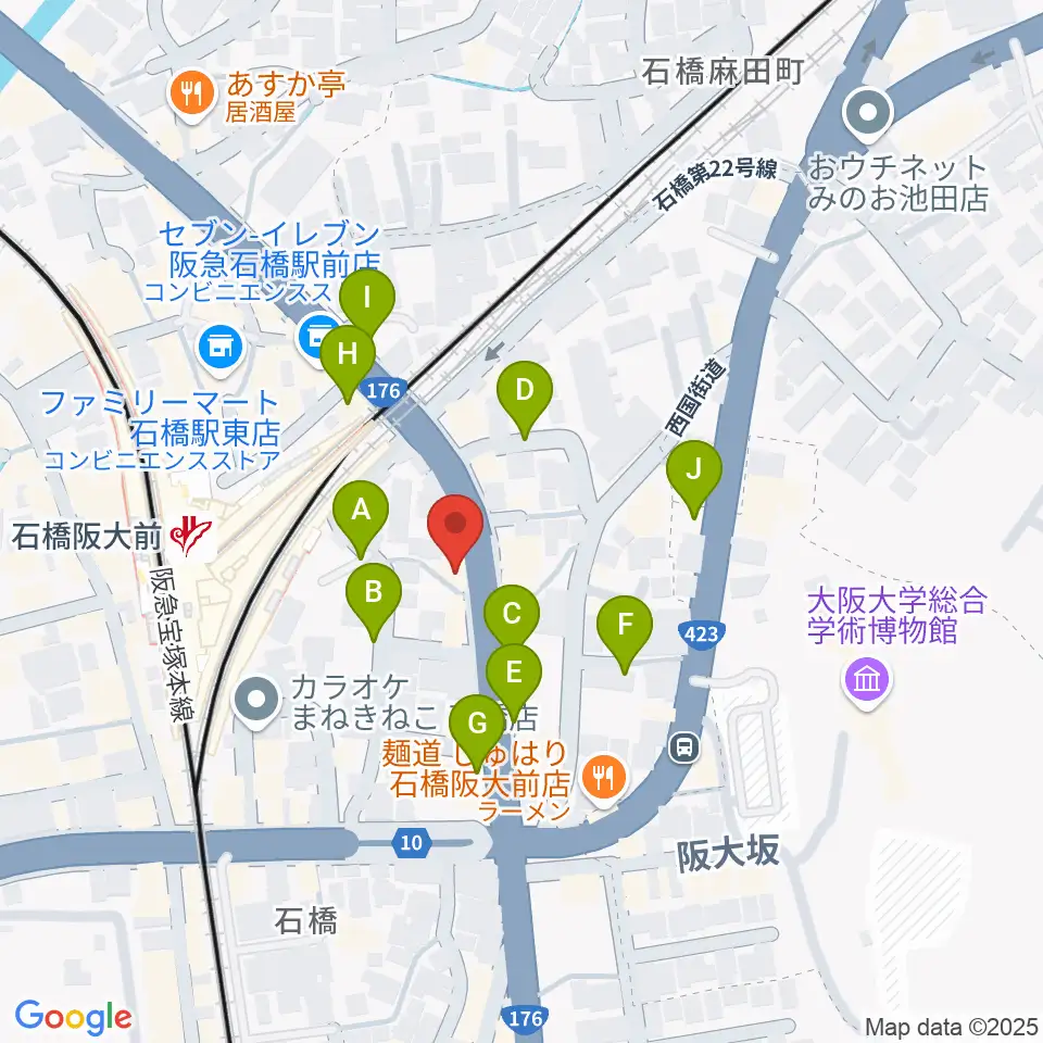 スタジオR's周辺の駐車場・コインパーキング一覧地図