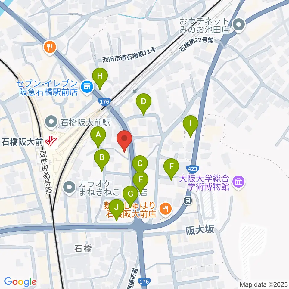 スタジオR's周辺の駐車場・コインパーキング一覧地図