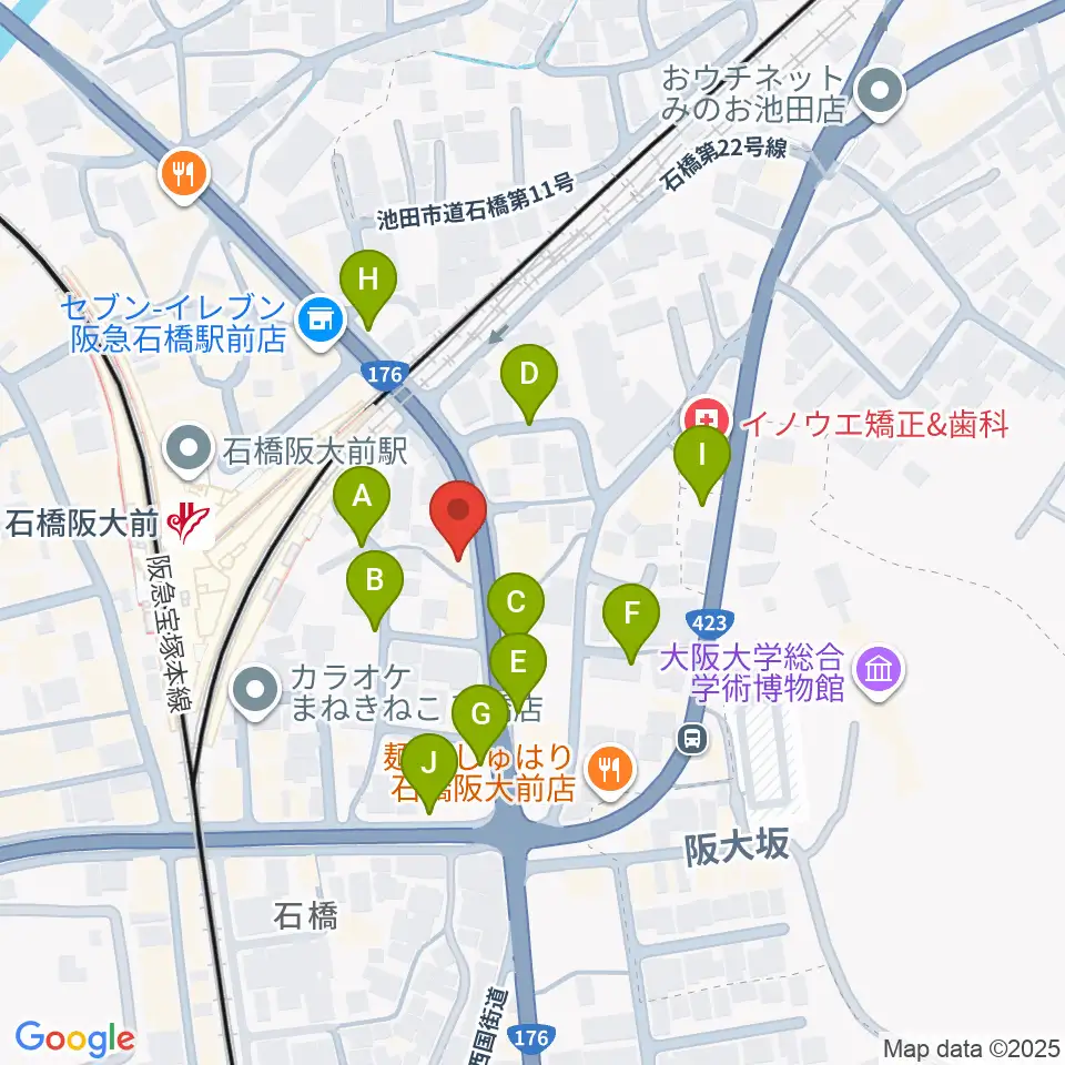 スタジオR's周辺の駐車場・コインパーキング一覧地図