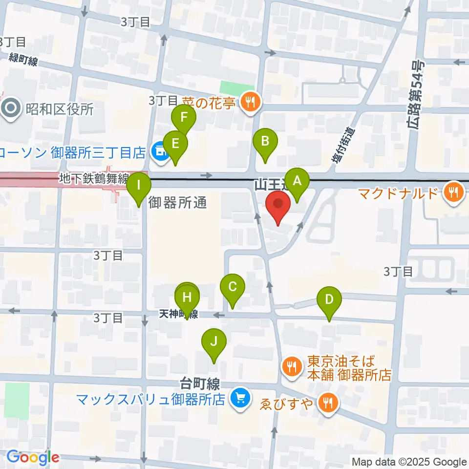 名古屋音楽館周辺の駐車場・コインパーキング一覧地図