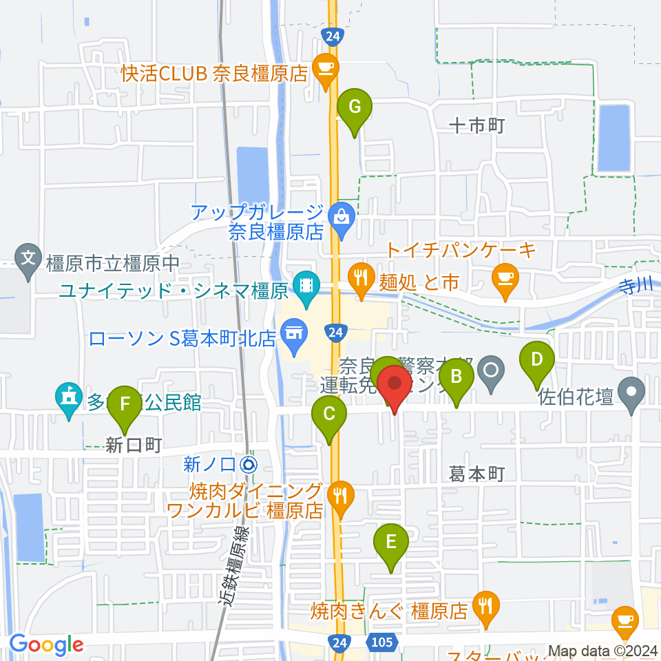 あおぞら音楽サロン周辺の駐車場・コインパーキング一覧地図